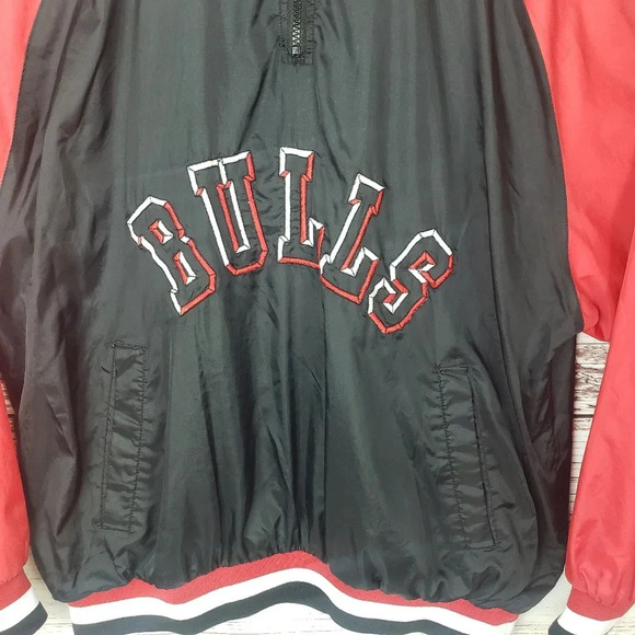 Chalk Line Vtg 90s Chicago Bulls Lg Windbreaker - Picture 2 of 12